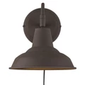 NORDLUX Andy fali lámpa, barna, E27, max. 15W, 20cm átmérő, 48491009