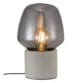 NORDLUX Christina asztali lámpa, szürke, E27, max. 25W, 20cm átmérő, 48905011