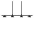 NORDLUX Clyde több ágú függeszték, fekete, 2700K melegfehér, beépített LED, 20, 350 lm, 2010813003