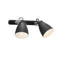 NORDLUX Largo spotlámpa, fekete, E27, max. 25W, 12cm átmérő, 47060003