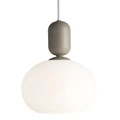NORDLUX Notti 1 ágú függeszték, szürke, E27, max. 40W, 20cm átmérő, 2011003010