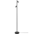NORDLUX Omari állólámpa, állítható lámpafejekkel, fekete, beépített LED, 3cm átmérő, 2112254003