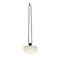 NORDLUX Sponge kültéri függeszték, elemes, USB töltés, fekete, 2700K melegfehér, beépített LED, 4,8, 300 lm, 20cm átmérő, 2018103003