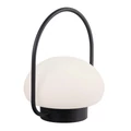 NORDLUX Sponge To Go kültéri asztali lámpa, elemes, USB töltés, fekete, 2700K melegfehér, beépített LED, 4,8, 300 lm, 2018145003