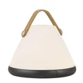 NORDLUX Strap to Go kültéri asztali lámpa, fehér, 2700K melegfehér, beépített LED, 2,5W , 14.7cm átmérő, 46195001