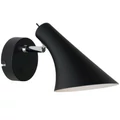 NORDLUX Vanila fali lámpa, fekete, E14, max. 40W, 14.5cm átmérő, 72711003
