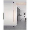 Nova Luce ELETTRA függeszték, fekete, 3000K melegfehér, beépített LED, 1x20W, 1400 lm, 9088109