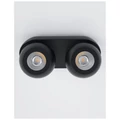 Nova Luce GON spotlámpa, fekete, 3000K melegfehér, beépített LED, 1x10W, 800 lm, 9105102