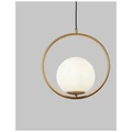 Nova Luce OBITAR 1 ágú függeszték, arany, E27 foglalattal, max. 1x12W, 9988169