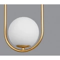 Nova Luce OBITAR 1 ágú függeszték, arany, G9 foglalattal, max. 1x5W, 9988170