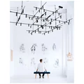 Nova Luce PUZZLE függesztett sín szerkezet, decorative mágneses sínrendszerhez, fekete, max. 100W, 9180566