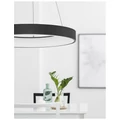 Nova Luce RANDO THIN 1 ágú függeszték, fekete, 3000K melegfehér, beépített LED, 50W, 2864 lm, 9453453