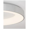Nova Luce RANDO THIN mennyezeti lámpa, matt ezüst, 3000K melegfehér, beépített LED, 50W, 2864 lm, 9353856