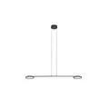 Nova Luce SCOPE függeszték, fekete, 3000K melegfehér, beépített LED, 1x19W, 1816 lm, 9695252