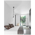 Nova Luce SICILY 1 ágú függeszték, fekete, 3000K melegfehér, beépített LED, 1x3W, 190 lm, 7140184