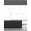 Nova Luce VITTON 1 ágú függeszték, arany, E27 foglalattal, max. 1x28W, 8279601