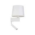 Nowodvorski CHILLIN fali lámpa, olvasókarral, fehér, G9+E27 foglalattal, 1x40W, 1x10W , TL-8216