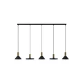 Nowodvorski HERMANOS több ágú függeszték, fekete, GU10 foglalattal, 5x10W, TL-8032