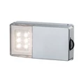 Paulmann 70498 Snap LED gardróbvilágítás, ajtó nyitás és csukódás érzékelés, ezüst, 2700K melegfehér, beépített LED, 30 lm