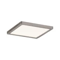 Paulmann 92953 Areo LED panel, 120 mmx120 mm, négyzet, nikkel, 3000K melegfehér, beépített LED, 920 lm, IP23