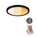 Paulmann 93099 LED Recessed panel Areo VariFit LED panel, fekete, 2000K-4000K változtatható, 1.200 lm, IP44