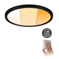 Paulmann 93102 LED Recessed panel Areo VariFit LED panel, fekete, 2000K-4000K változtatható, 1.500 lm, IP44