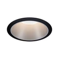 Paulmann 93407 Cole beépíthető lámpa, 88 mmx88 mm, kerek, fix, 3-step-dimming, fekete, 2700K melegfehér, Coin foglalat, 460 lm, IP44