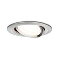 Paulmann 93428 Nova beépíthető lámpa, kerek, billenthető, fehér, 2700K melegfehér, GU10 foglalat, 460 lm, IP23