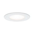 Paulmann 93477 Nova fürdőszobai beépíthető lámpa, 78 mmx78 mm, kerek, fix, 3-step-dimming, fehér, 2700K melegfehér, GU10 foglalat, 460 lm, IP44