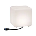 Paulmann 94180 Plug&amp;Shine Cube LED kerti dekorációs lámpa, 24V, 2,8W, 3000K, 160 lm, fehér, IP67