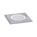 Paulmann 94364 Floor kültéri beépíthető lámpa, négyzet, felületbe süllyeszthető, rozsdamentes acél (inox), 3000K melegfehér, beépített LED, 210 lm, IP65