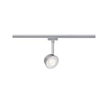 Paulmann 95473 URail Pellet sínre szerelhető lámpa, beépített LED, 230V, 4W, 2700K melegfehér, 240 lm, matt króm/fehér, 40°
