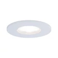 Paulmann 99936 Calla fürdőszobai beépíthető lámpa, kerek, fix, fehér, 4000K természetes fehér, beépített LED, 500 lm, IP65