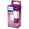 PHILIPS E14 gyertya B35 LED fényforrás, 2700K melegfehér, 6,5 W, 806  lm, CRI 80, 8718699762698