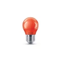 PHILIPS E27 kisgömb P45 LED fényforrás, Piros, 8718696748589