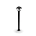 Philips Alpenglow fekete kültéri állólámpa E27 foglalattal, max. 60W, IP44, 89,9 cm magas, 1649730PN