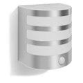 Philips Calgary kültéri falra szerelhető mozgásérzékelős LED lámpa, inox, 1 x 3W, 270 lm, 2700K melegfehér, 173154716