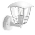 Philips Creek kerti kültéri fali lámpa, E27 foglalat, fehér, 153803116