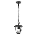 Philips Creek kerti kültéri függesztett lámpa, E27 foglalat, fekete, 153863016