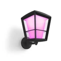 Philips Hue Econic kültéri fekete LED fali lámpa, White and Color Ambiance, 15W, 1150lm, RGBW 2000-6500K, IP44, 1743930P7