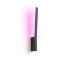Philips Hue Liane fekete fali LED lámpa, White and Color Ambiance, 12,2W, 850lm, RGBW 2000-6500K, 8719514343429