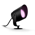 Philips Hue Lily XL kültéri fekete leszúrható lámpa bővítő tápegység nélkül, White and Color Ambiance, 24V LowVolt rendszerhez, 15W, 1200lm, RGBW 2000-6500K, IP65, 1746230P7