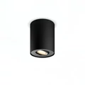 Philips Hue Pillar fekete mennyezeti spotlámpa, billenthető spotfejjel, White Ambiance, 1x5,5W, 350lm, 2200-6500K változtatható fehér, 1xGU10 LED fényforrás + DimSwitch, 8719514338449