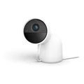 Philips Hue Secure vezetékes okos kamera asztali állvánnyal, 1080p HD-videó, végpontok közti titkosítás, IP65, fehér, 8719514496156