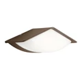 Kültéri Fali lámpa, barna, 3000K melegfehér, beépített LED, 576 lm, Redo Chalet 90002