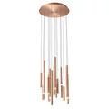 Több ágú függeszték, rosegold, 3000K melegfehér, beépített LED, 4352 lm, Redo Madison 01-2059