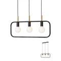 Több ágú függeszték, fekete, E27, Redo Smarterlight Aeris 01-2408