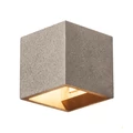 Fali lámpa, fekete, G9, SLV Solid Cube 1000911