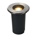 Kültéri Beépíthető lámpa, 12cm átmérő, rozsdamentes acél (inox), GU10, SLV Solasto 227680