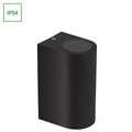 Kültéri Fali lámpa, fekete, GU10, SPECTRUM LED SLIP007006